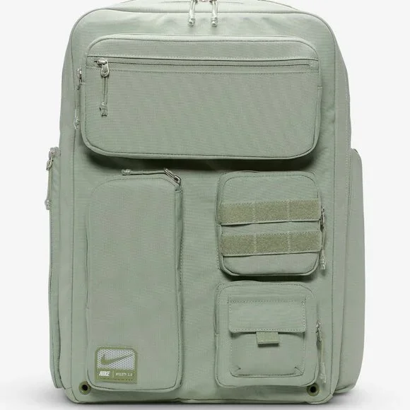 Nike Utility Elite Backpack. Jade Horizon/Oil Green (37L) FN4173-370 - Picture 2 of 13